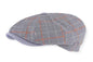 FLÈCHET Mütze MF Bakerboy Tartan "Prince of Wales Check" Glencheck kariert Sommer