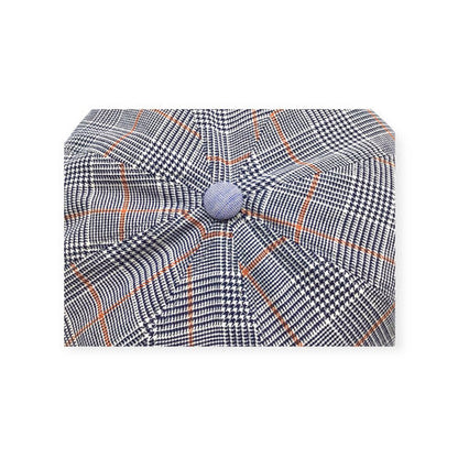 FLÈCHET Mütze MF Bakerboy Tartan "Prince of Wales Check" Glencheck kariert Sommer