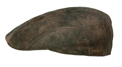 STETSON Mütze LEDERMÜTZE MADISON Gr.M antikisiert
