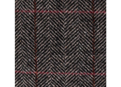 STETSON Mütze Flatcap KENT Gr.M/57 braun Ohrenklappen kariert herringbone Winter