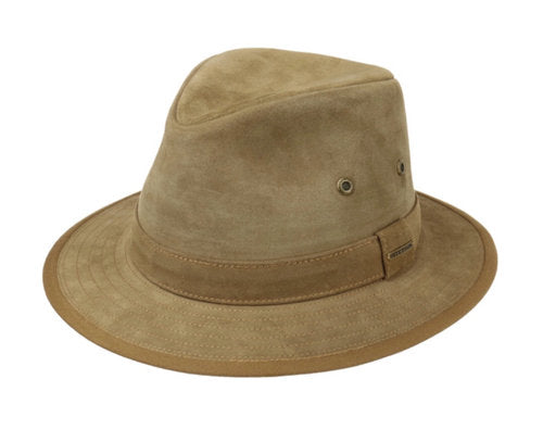 STETSON Traveller Lederhut Calf Leather hellbraun