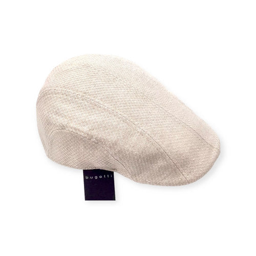 BUGATTI Mütze Schiebermütze flatcap Leinen Gatsby Sommer
