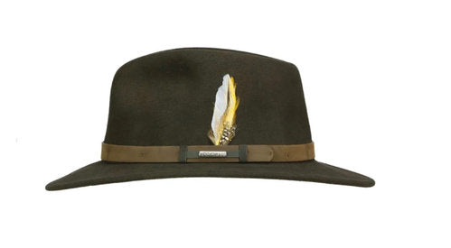 STETSON Filzhut braun/oliv SARDIS Outdoorhut MADE IN USA Traveller