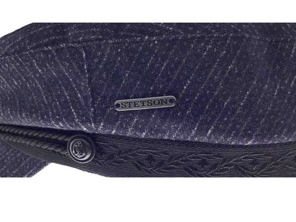 STETSON Mütze Elbsegler RIDERS-CAP blau/grau fisherman Winter Gr.S Schirmmütze