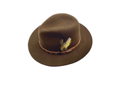STETSON Traveller braun Filzhut Outdoorhut MADE IN USA Gr.XL