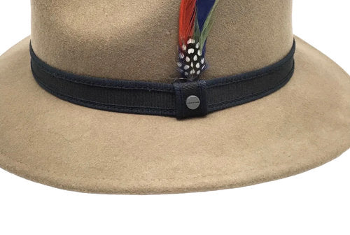 STETSON Filzhut TRAVELLER beige crushable Fedora