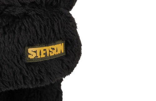 STETSON Mütze Trapper fleece schwarz Fliegermütze Chapka Bomber Cap Lapeer