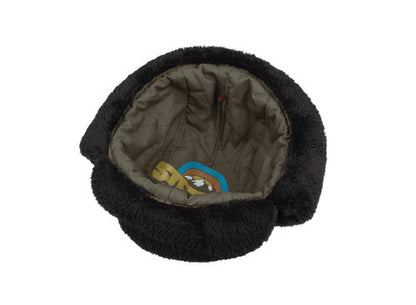 STETSON Mütze Trapper fleece schwarz Fliegermütze Chapka Bomber Cap Lapeer