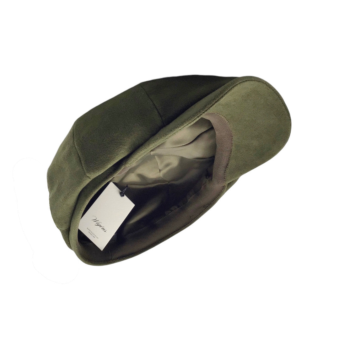 Wigèns Mütze NEWSBOY CLASSIC oliv/grün Bakerboy Schiebermütze