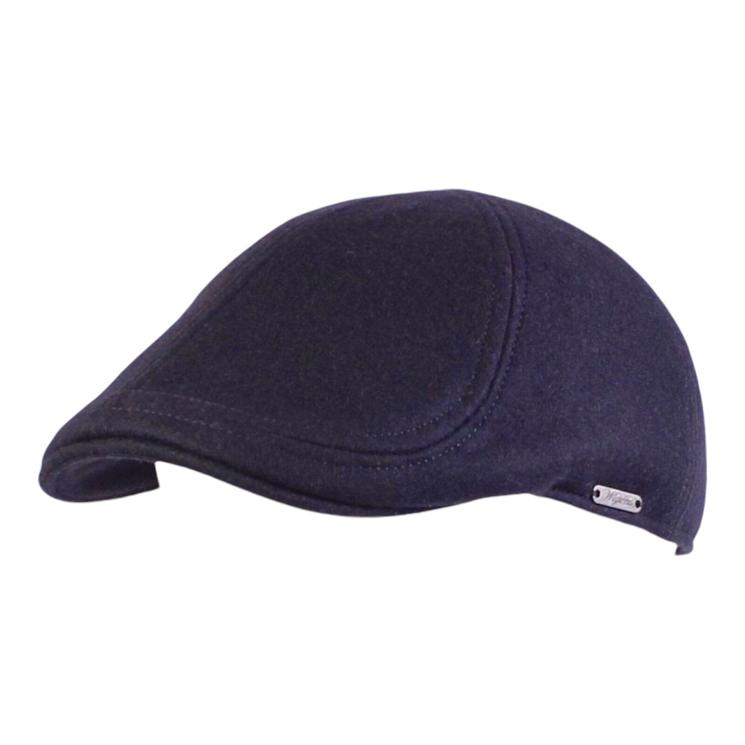Wigèns Mütze PUB CAP Kneipenmütze blau Schurwolle MELTON WOOL