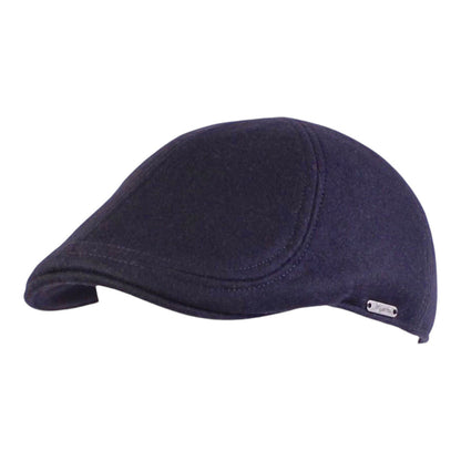 Wigèns Mütze PUB CAP Kneipenmütze blau Schurwolle MELTON WOOL