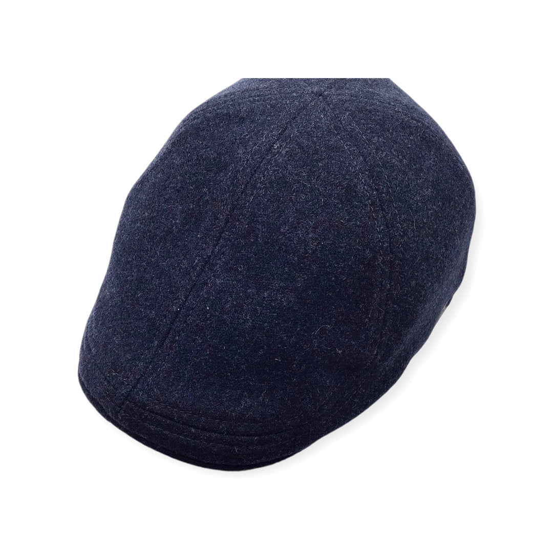 Wigèns Mütze PUB CAP Kneipenmütze blau Schurwolle MELTON WOOL