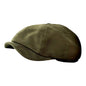 Wigèns Mütze NEWSBOY CLASSIC oliv/grün Bakerboy Schiebermütze