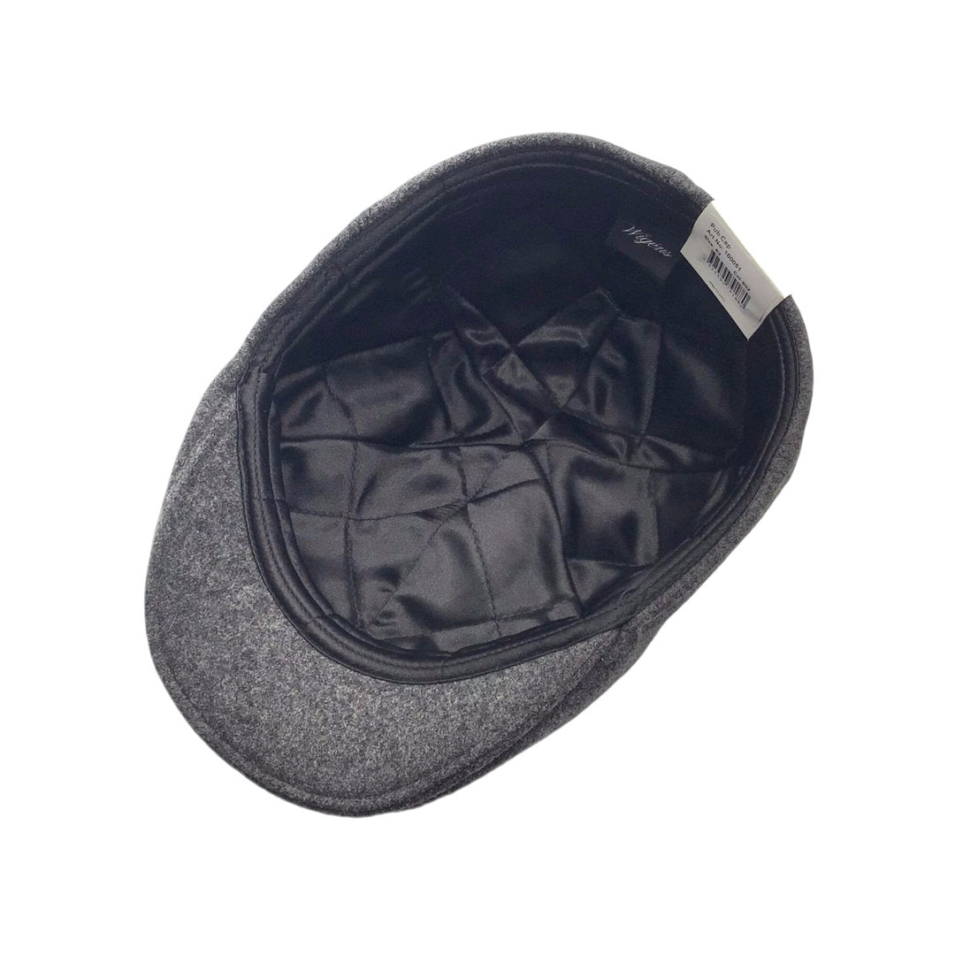 Wigèns Mütze PUB CAP Kneipenmütze grau Schurwolle MELTON WOOL