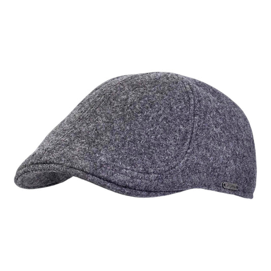 Wigèns Mütze PUB CAP Kneipenmütze grau Schurwolle MELTON WOOL